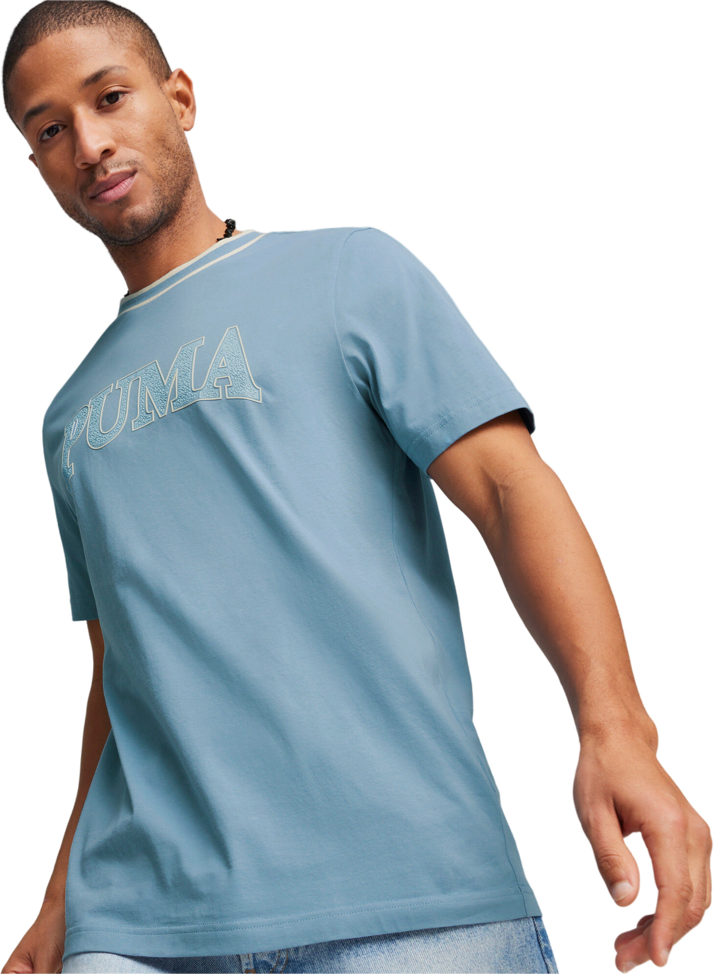 

Футболка мужская PUMA SQUAD Big Graphic Tee синяя S, Синий, PUMA SQUAD Big Graphic Tee