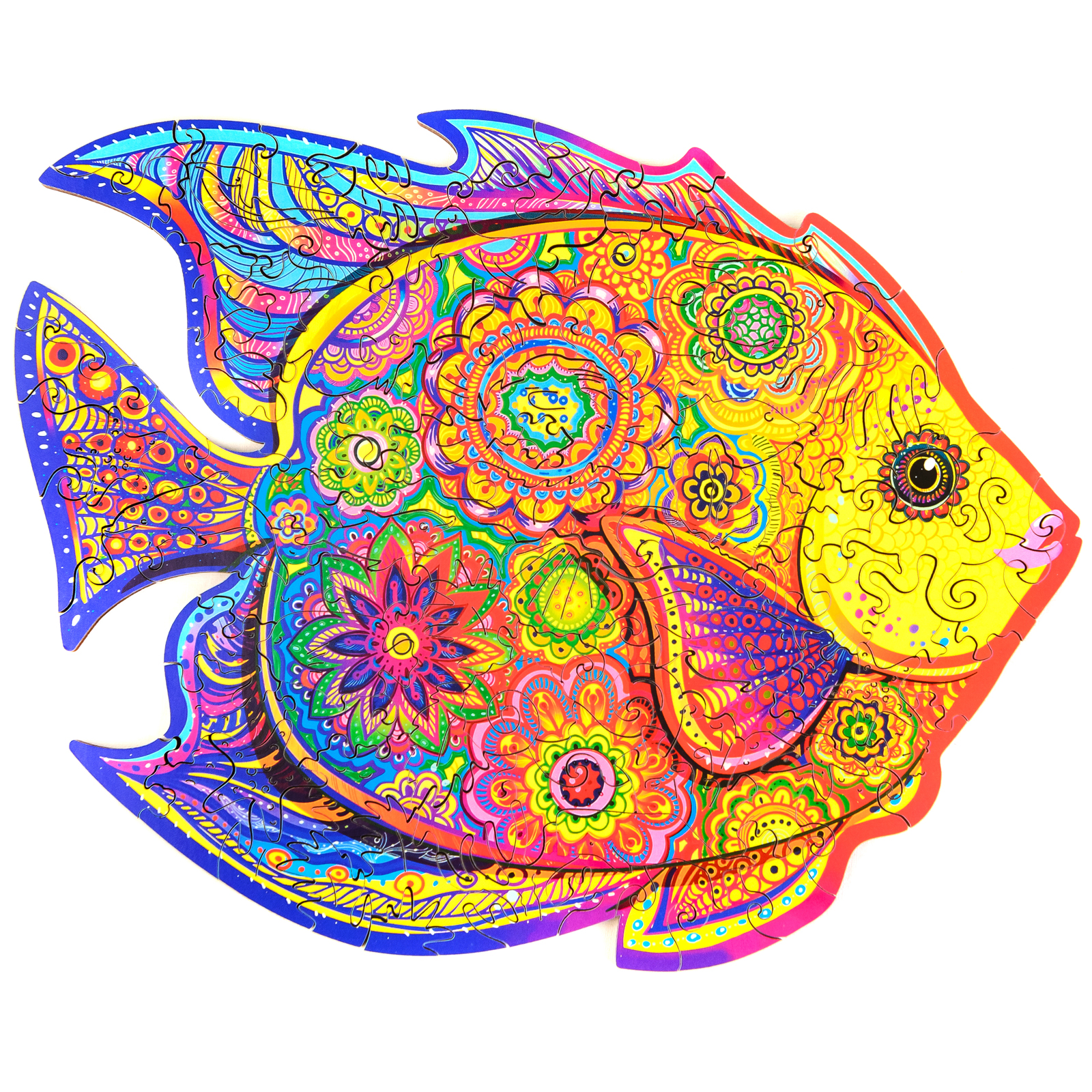 

Деревянный пазл Unidragon Сияющая Рыбка, Shining Fish