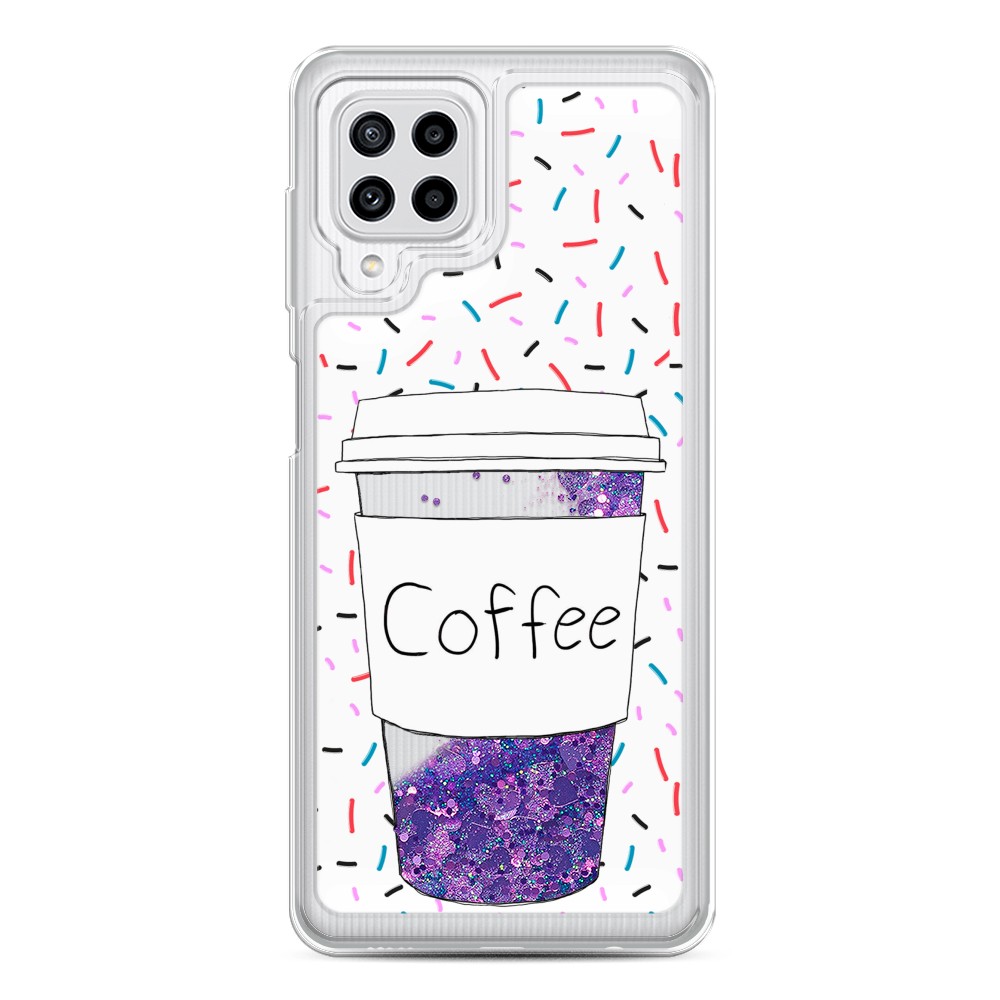 

Чехол Awog на Samsung Galaxy A22/M32/M22 / Самсунг A22/M32/M22 "Coffee прозрачный стакан", Разноцветный, 2103492-1