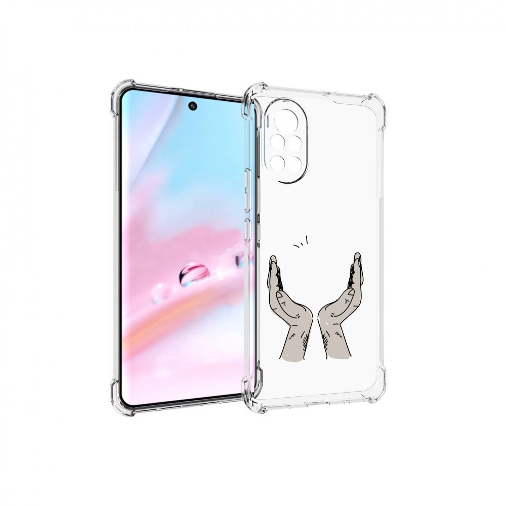 

Чехол MyPads руки-тянутся-к-небу для Huawei Nova 8 (ANG-LX1), Прозрачный, Tocco