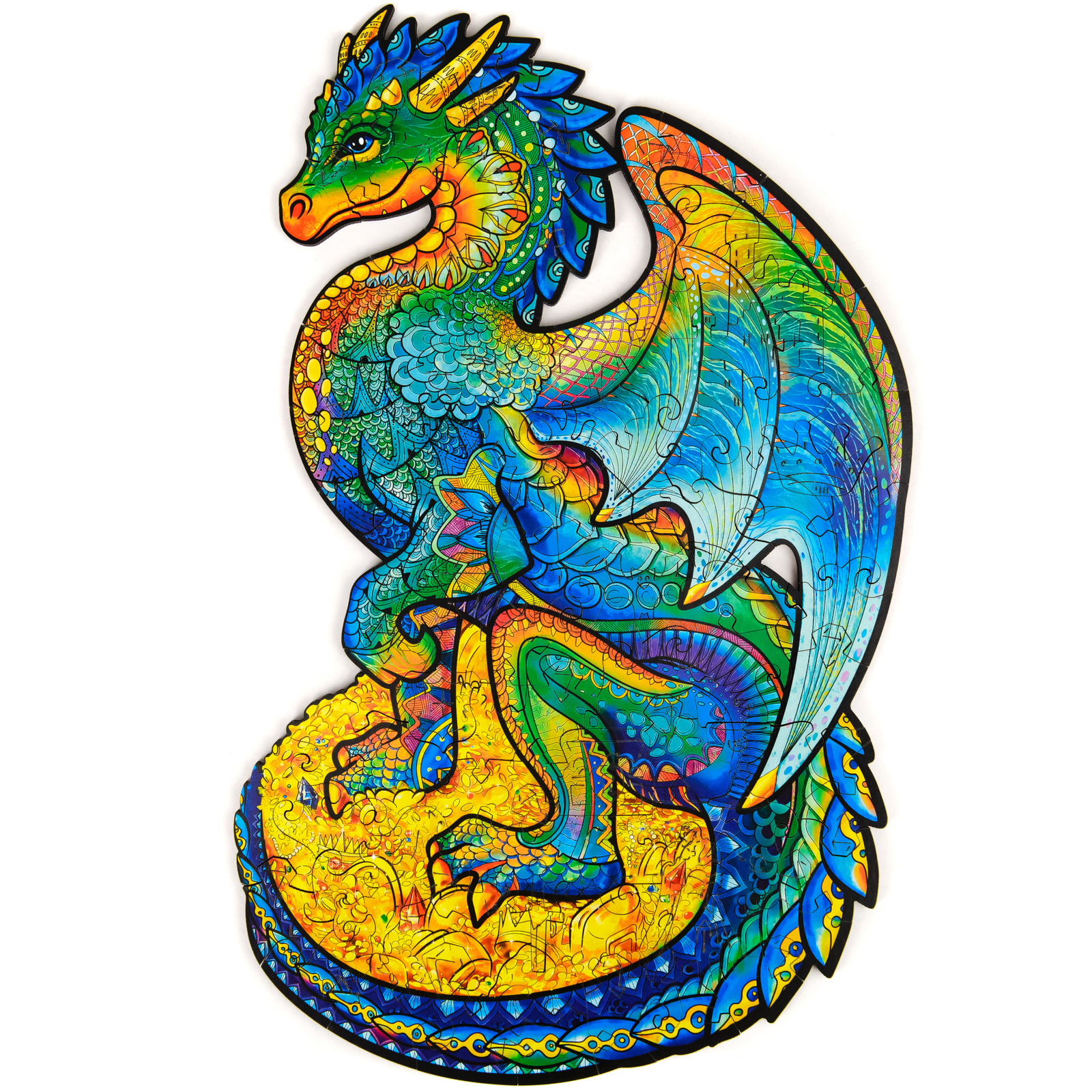 

Деревянный пазл Unidragon Оберегающий Дракон, Guarding Dragon