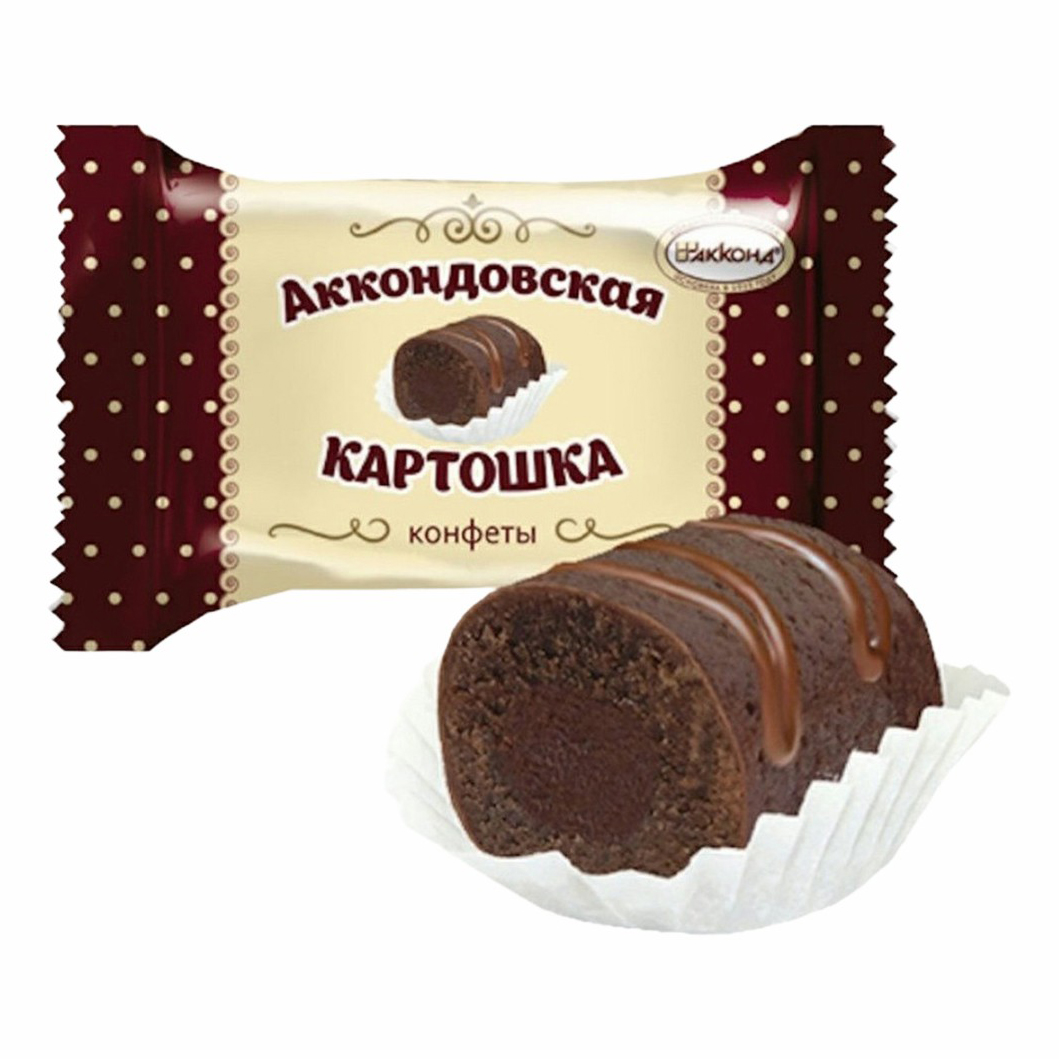 Конфеты шоколадные Акконд Аккондовская Картошка