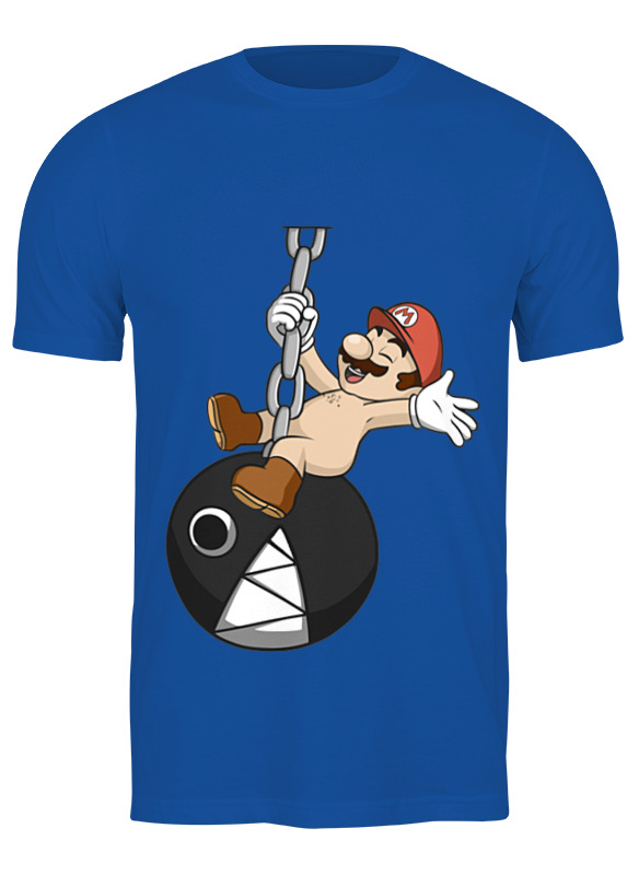 

Футболка мужская Printio Марио синий 3XL, Марио
