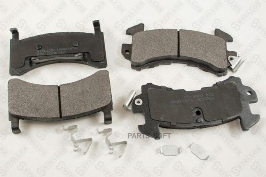 

Колодки дисковые передние+задние с антискрип. пластинами chevrolet blazer/cam 526 000b-sx