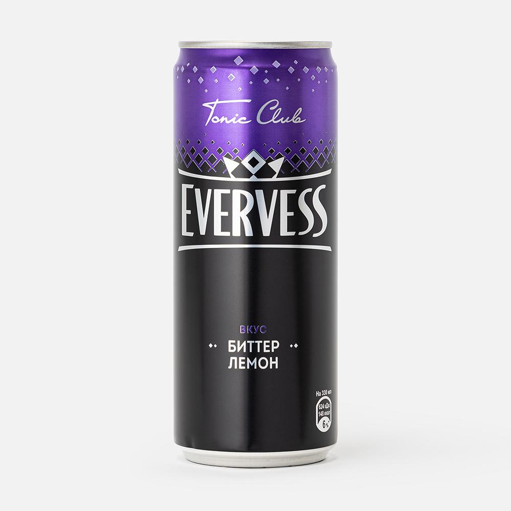 Напиток газированный Evervess Биттер Лемон 0,33 л
