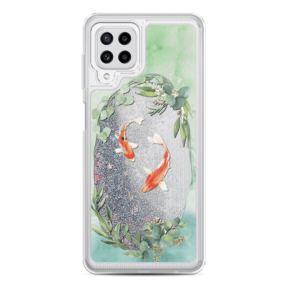 

Чехол Awog на Samsung Galaxy A22/M32/M22 / Самсунг A22/M32/M22 "Две золотые рыбки", Разноцветный, 2103491-1