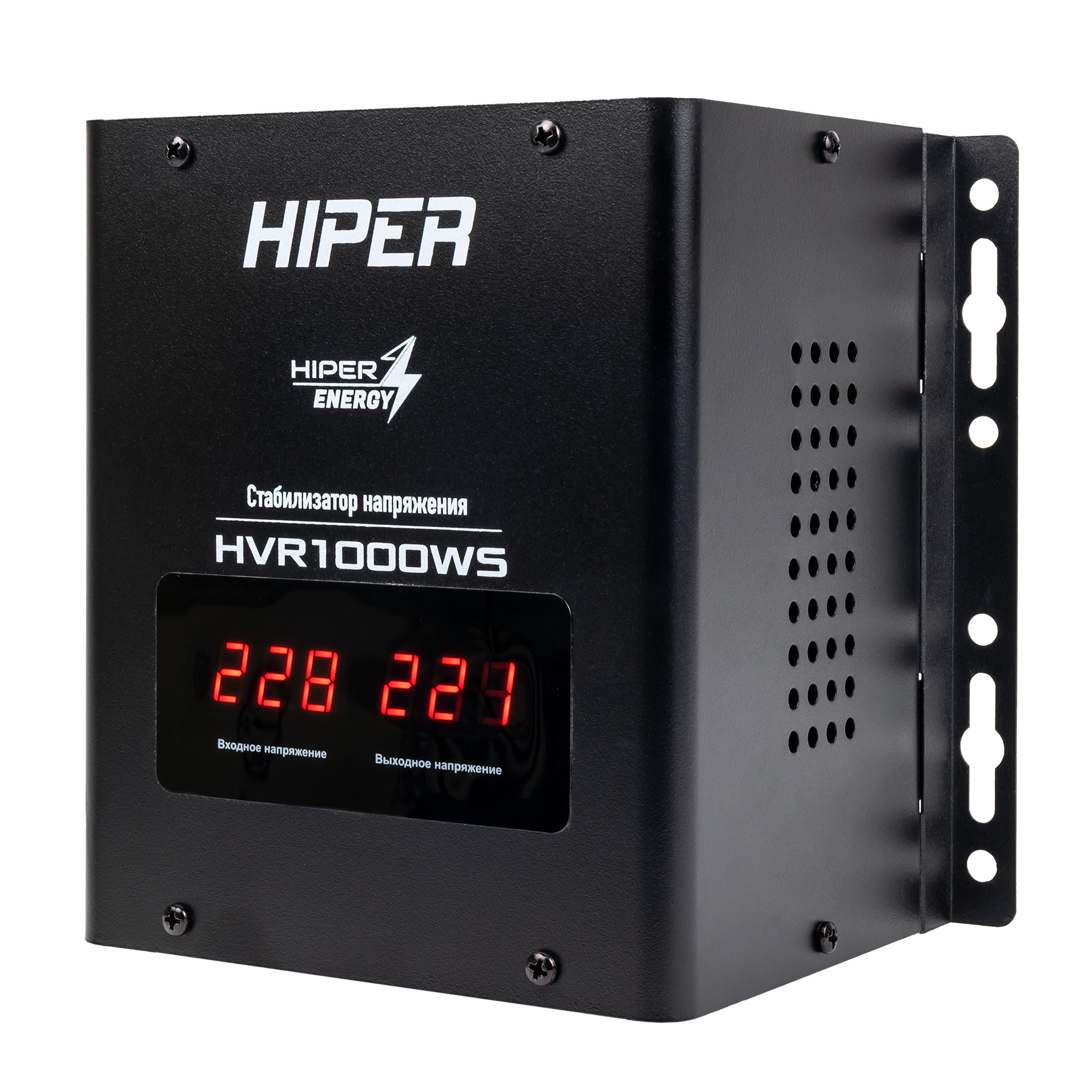 Стабилизатор напряжения сервоприводный HIPER HVR1000WS / 800 Вт / 1000 ВА