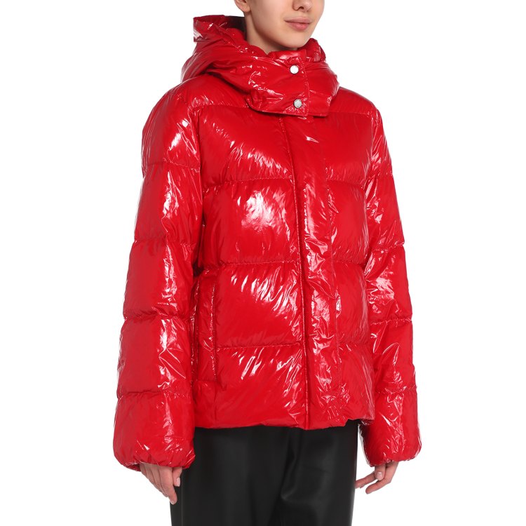 

Пуховик женский Maison David MLY007 красный XXL, MLY007