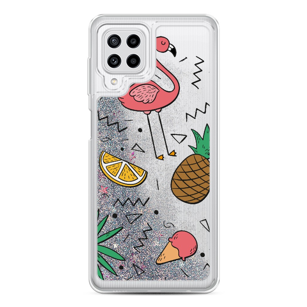 

Чехол Awog на Samsung Galaxy A22/M32/M22 / Самсунг A22/M32/M22 "Гавайский фон", Разноцветный, 2103491-1