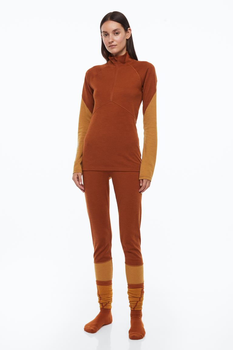 

Леггинсы женские H&M 1084915003 коричневые XL (доставка из-за рубежа), Коричневый, 1084915003