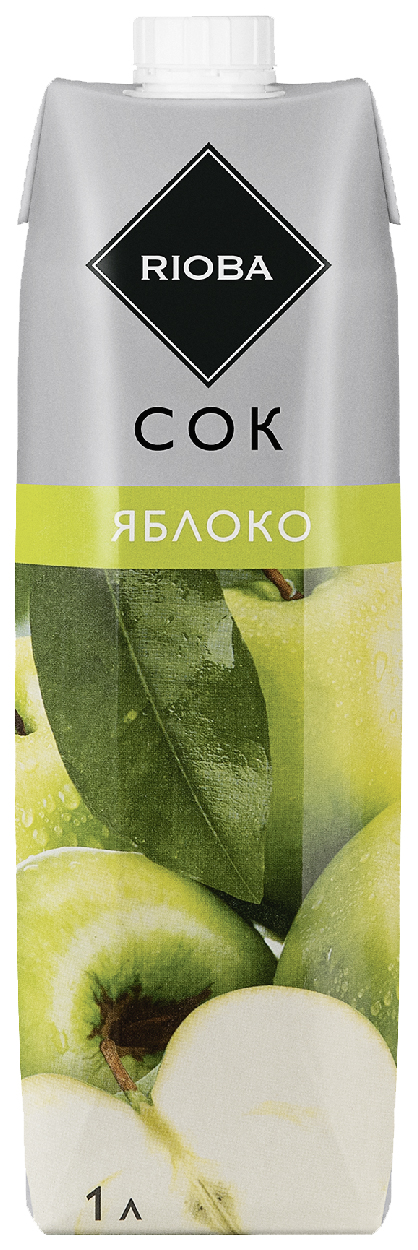 Сок Rioba яблочный 1 л