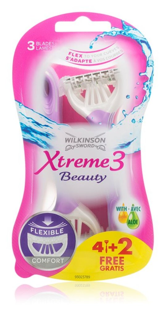 

Wilkinson Sword Xtreme3 Beauty / Женский одноразовый станок (6 шт.)