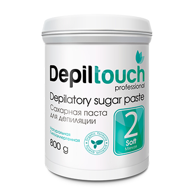 Сахарная паста для депиляции Depiltouch Soft (Мягкая 2) Exclusive sugar series, 800 гр сахарная паста мягкая в картридже