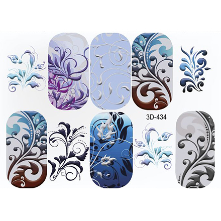 

3D-слайдер Anna Tkacheva №434 Вензель. Вензеля, 2 шт., Разноцветный