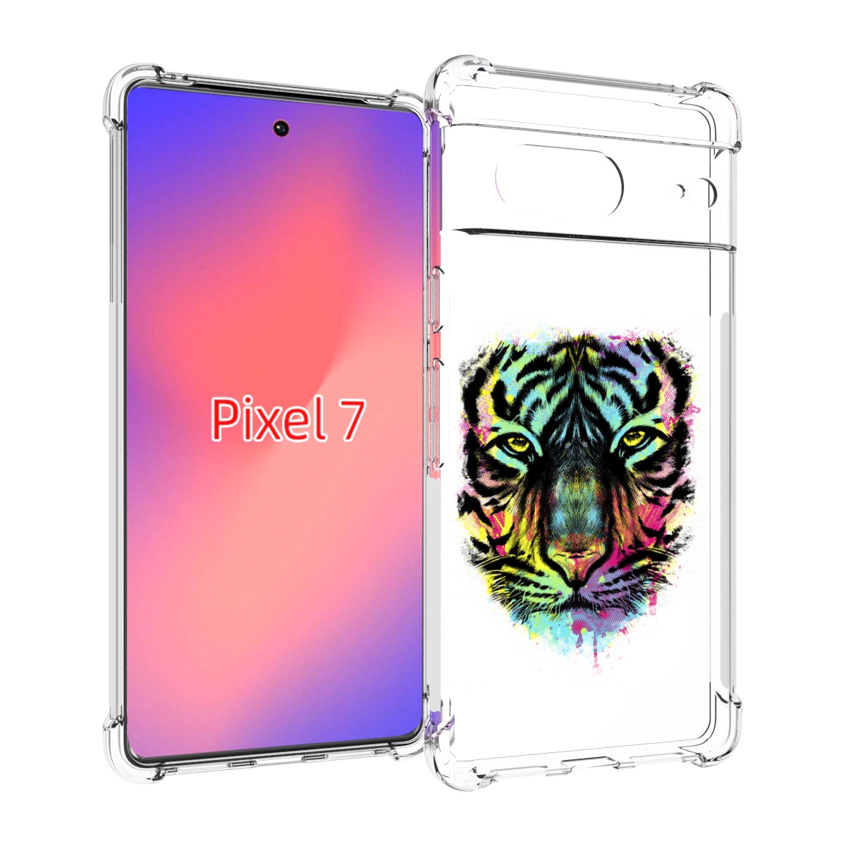 

Чехол Mypads Тигр 1 Для Google Pixel 7, Прозрачный, Tocco