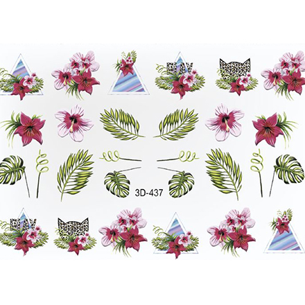 

Набор, Anna Tkacheva, 3D-слайдер №437 «Цветы. Листья», 2 шт., Разноцветный