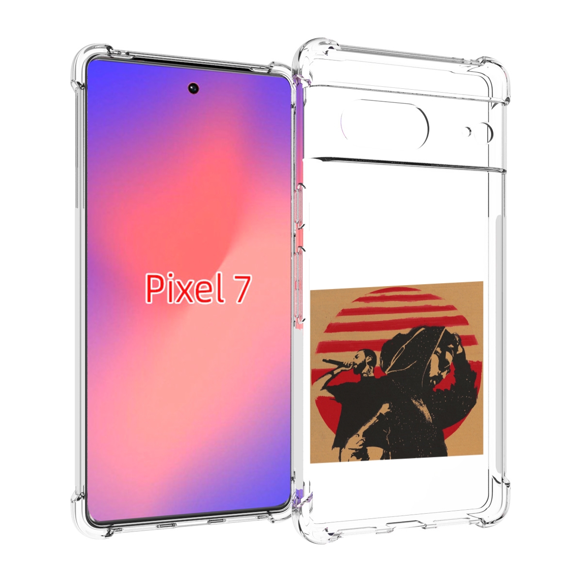 

Чехол Mypads Утопия Мияги И Энди Панда Для Google Pixel 7, Прозрачный, Tocco