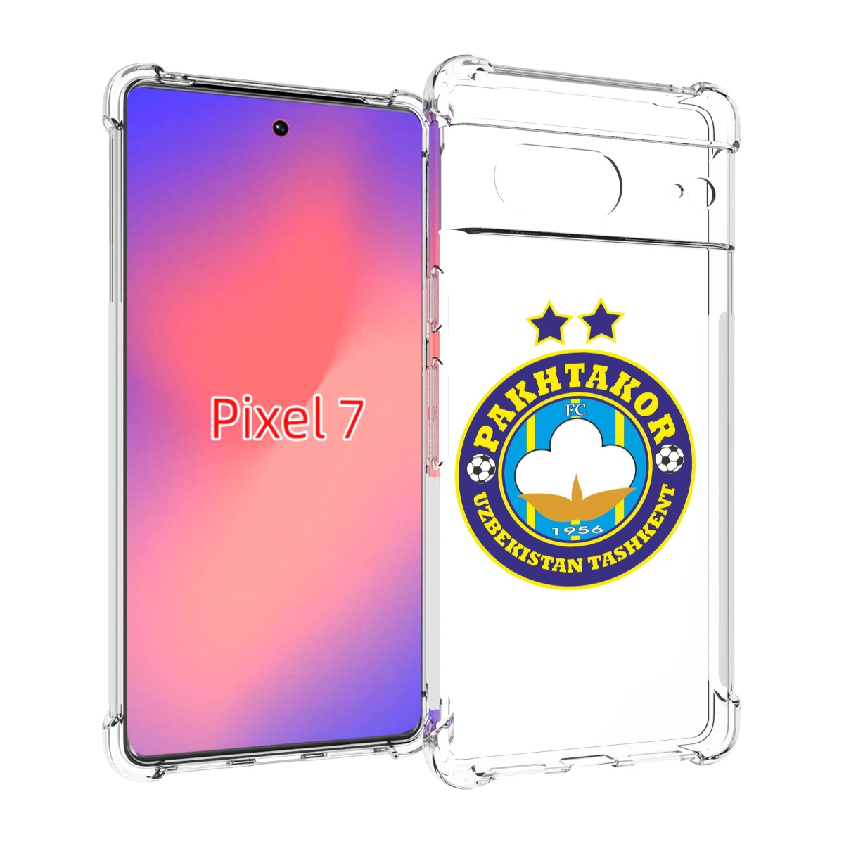 

Чехол Mypads Фк Пахтакор Pakhtakor Мужской Для Google Pixel 7, Прозрачный, Tocco