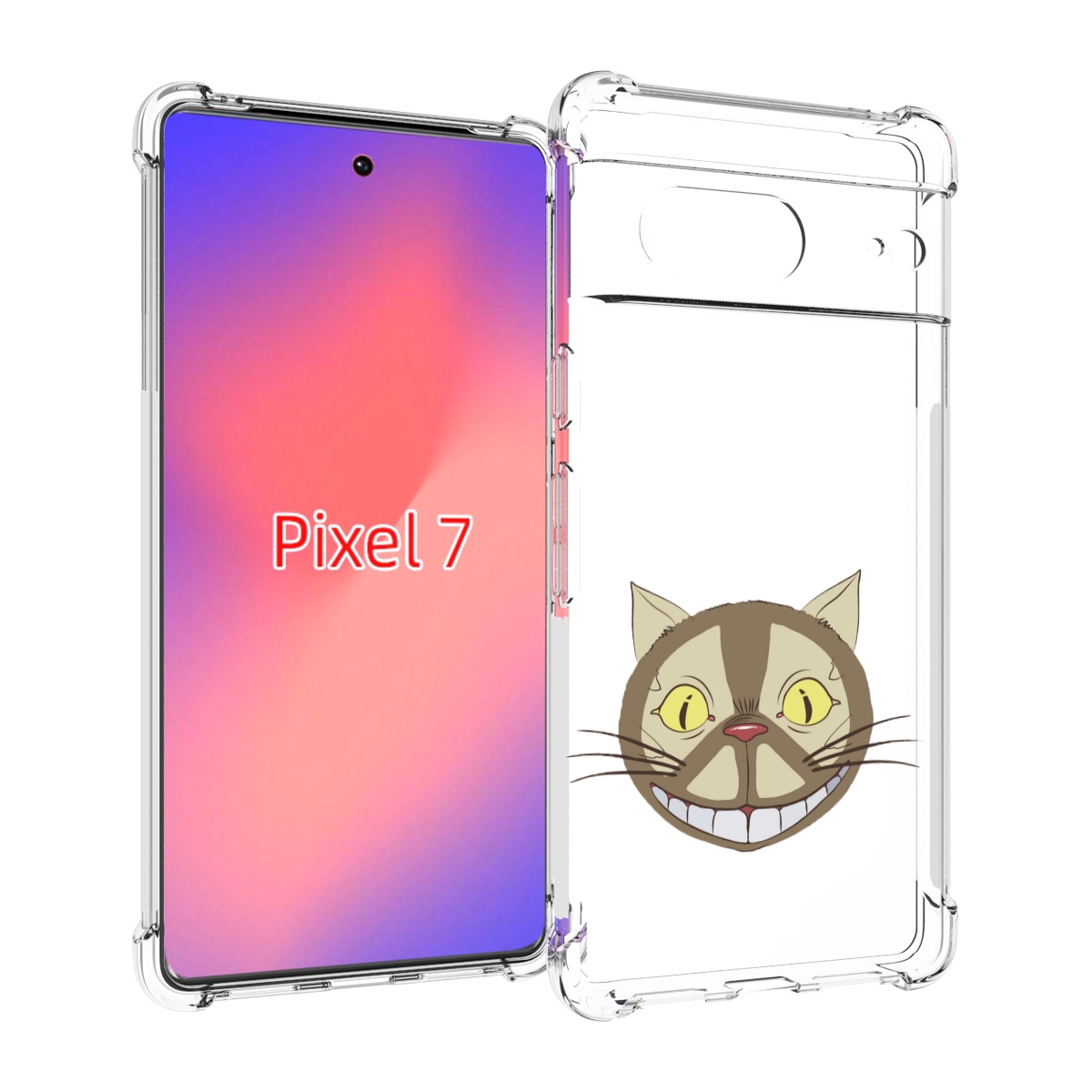 

Чехол Mypads Чеширский Кот Для Google Pixel 7, Прозрачный, Tocco