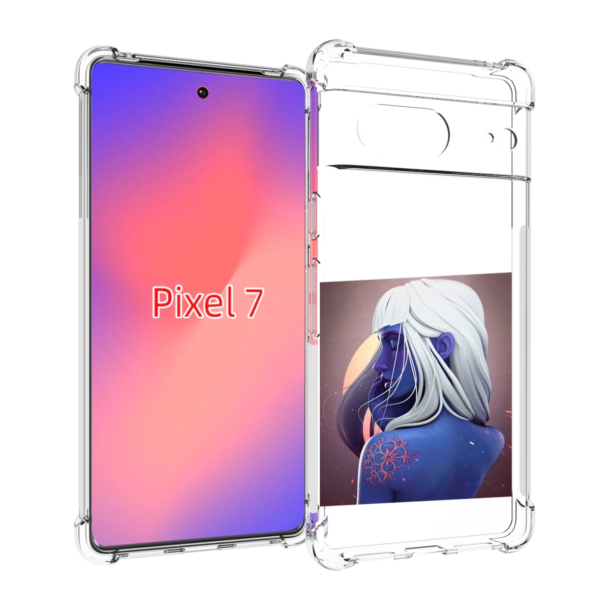 

Чехол Mypads Аватар-С-Цветком Для Google Pixel 7, Прозрачный, Tocco