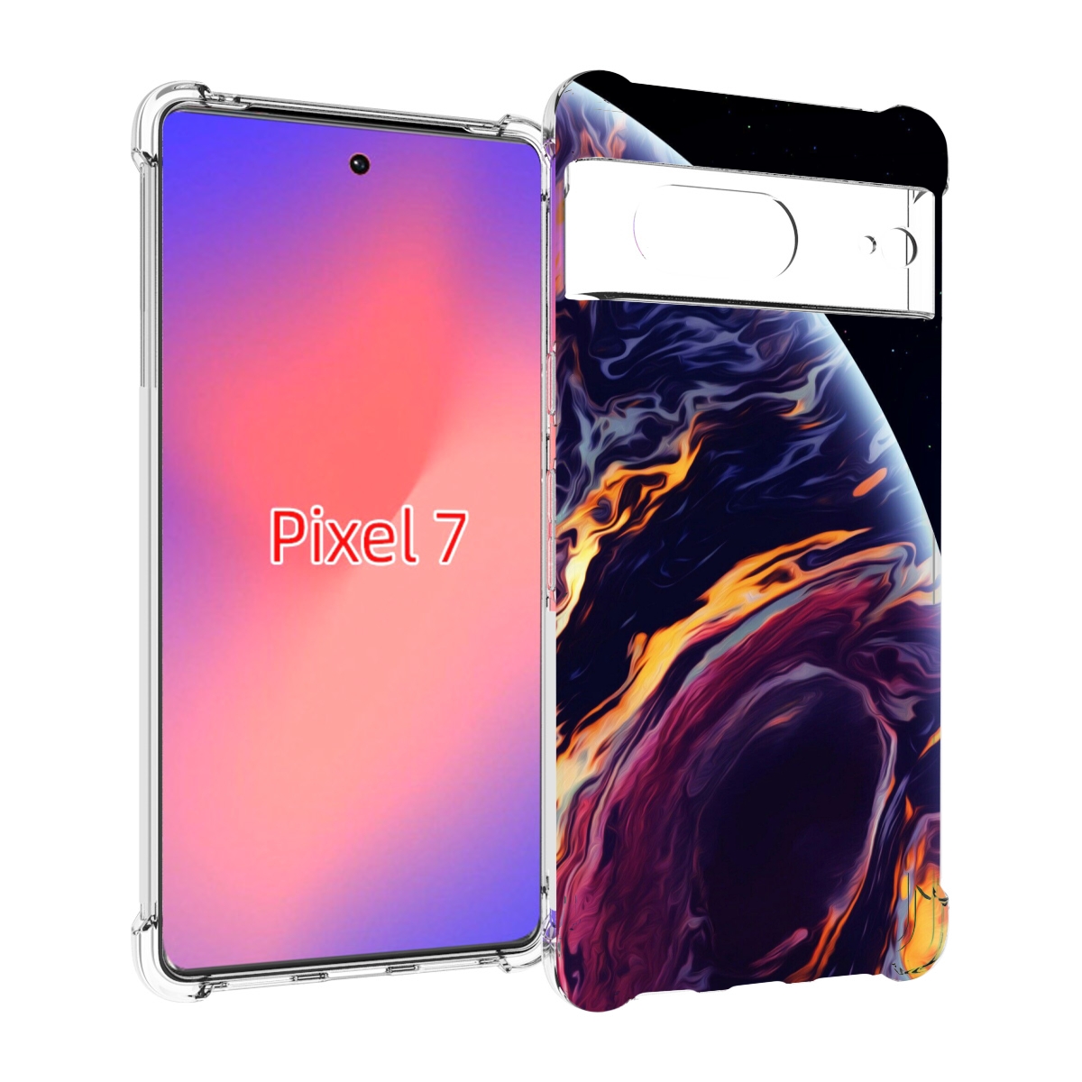 

Чехол Mypads Акварельная Планета Для Google Pixel 7, Прозрачный, Tocco