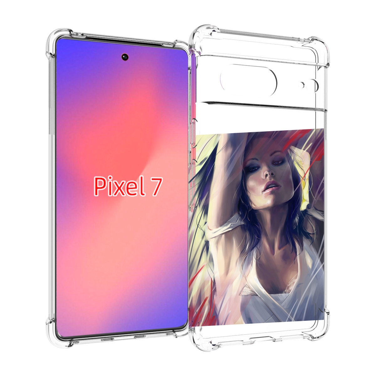 

Чехол Mypads Акварельная-Девушка Женской Для Google Pixel 7, Прозрачный, Tocco