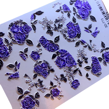 3D-слайдер Anna Tkacheva №773 Цветы. Листья, 2 шт.