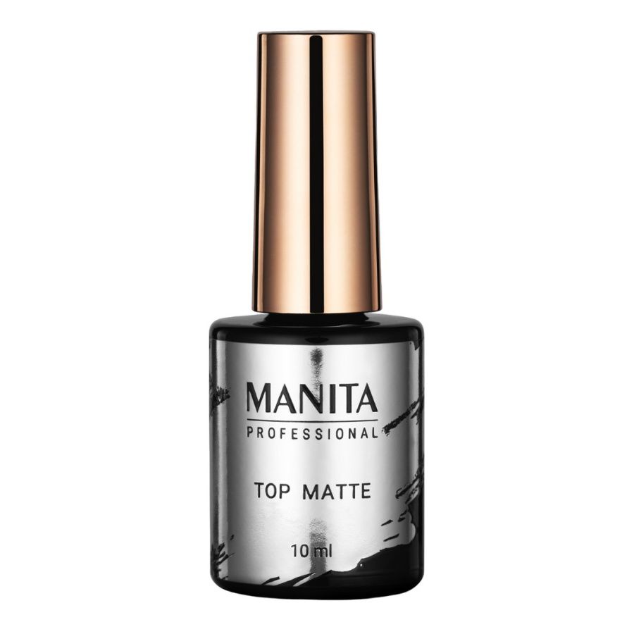 Матовый топ для гель-лака Manita Professional без липкого слоя Matte 10 мл пакет восьмишовный с плоским дном матовый с отрыв замком прозрачный матовый 16 х26 х 8