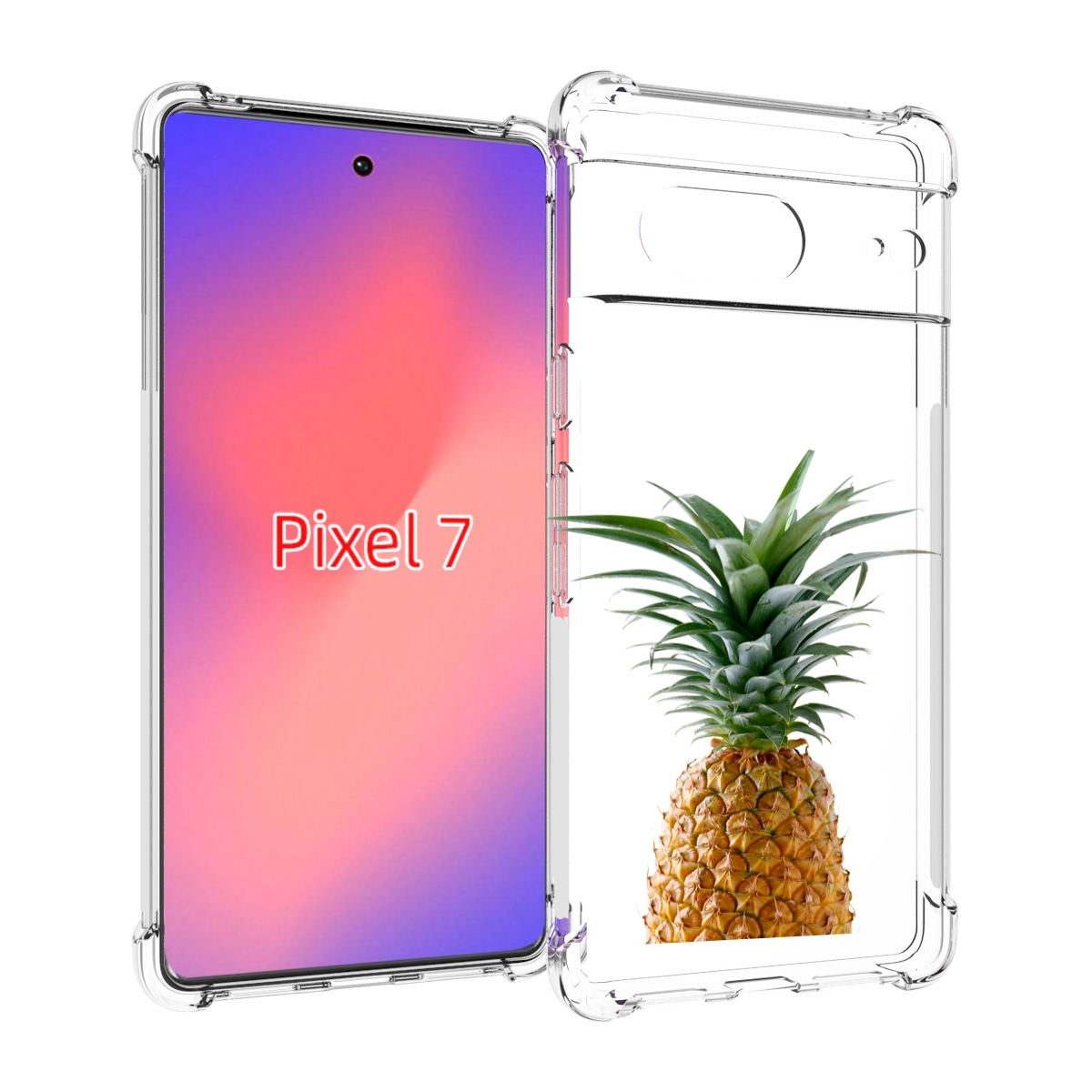 

Чехол Mypads Ананас Для Google Pixel 7, Прозрачный, Tocco
