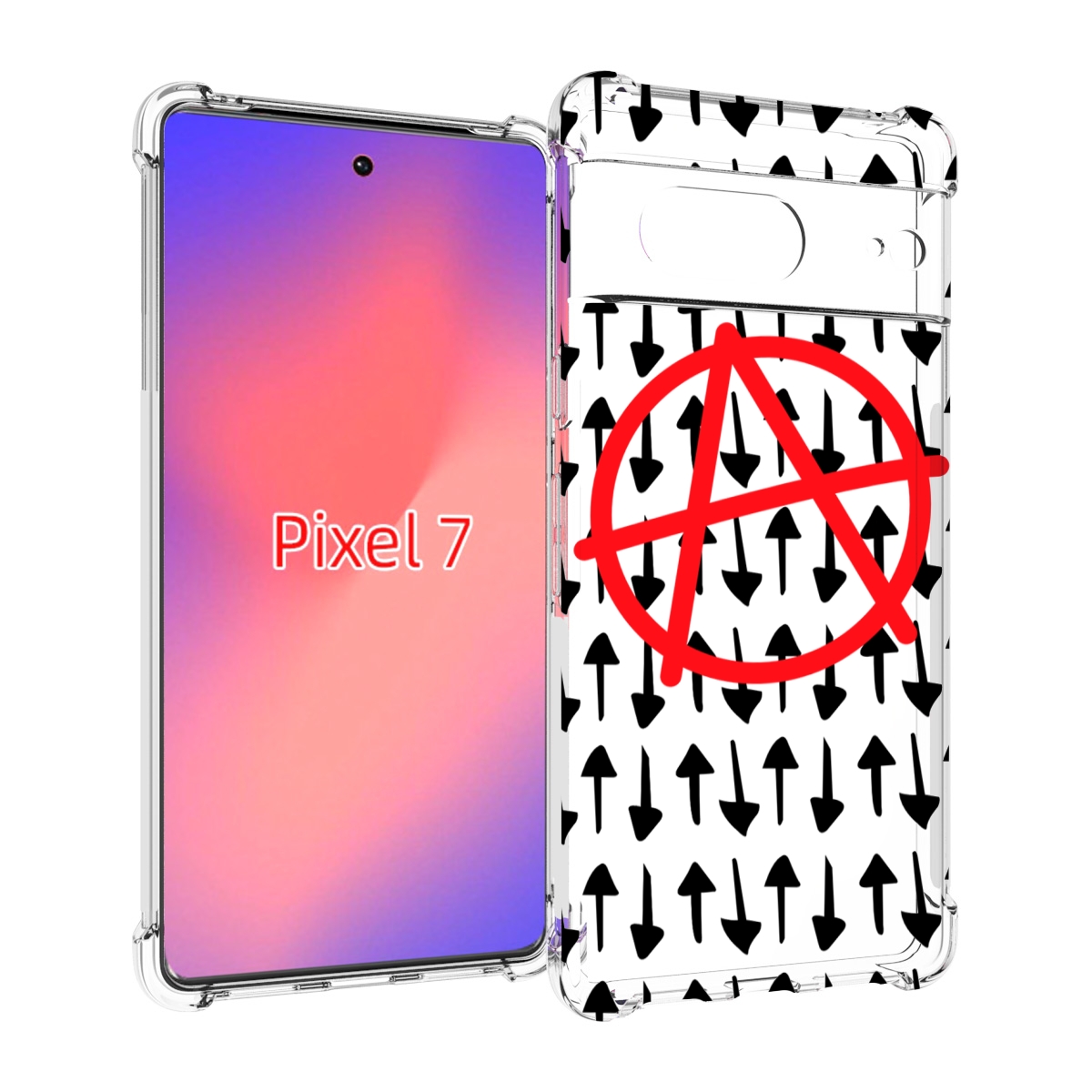 

Чехол Mypads Анархия-Панк Для Google Pixel 7, Прозрачный, Tocco