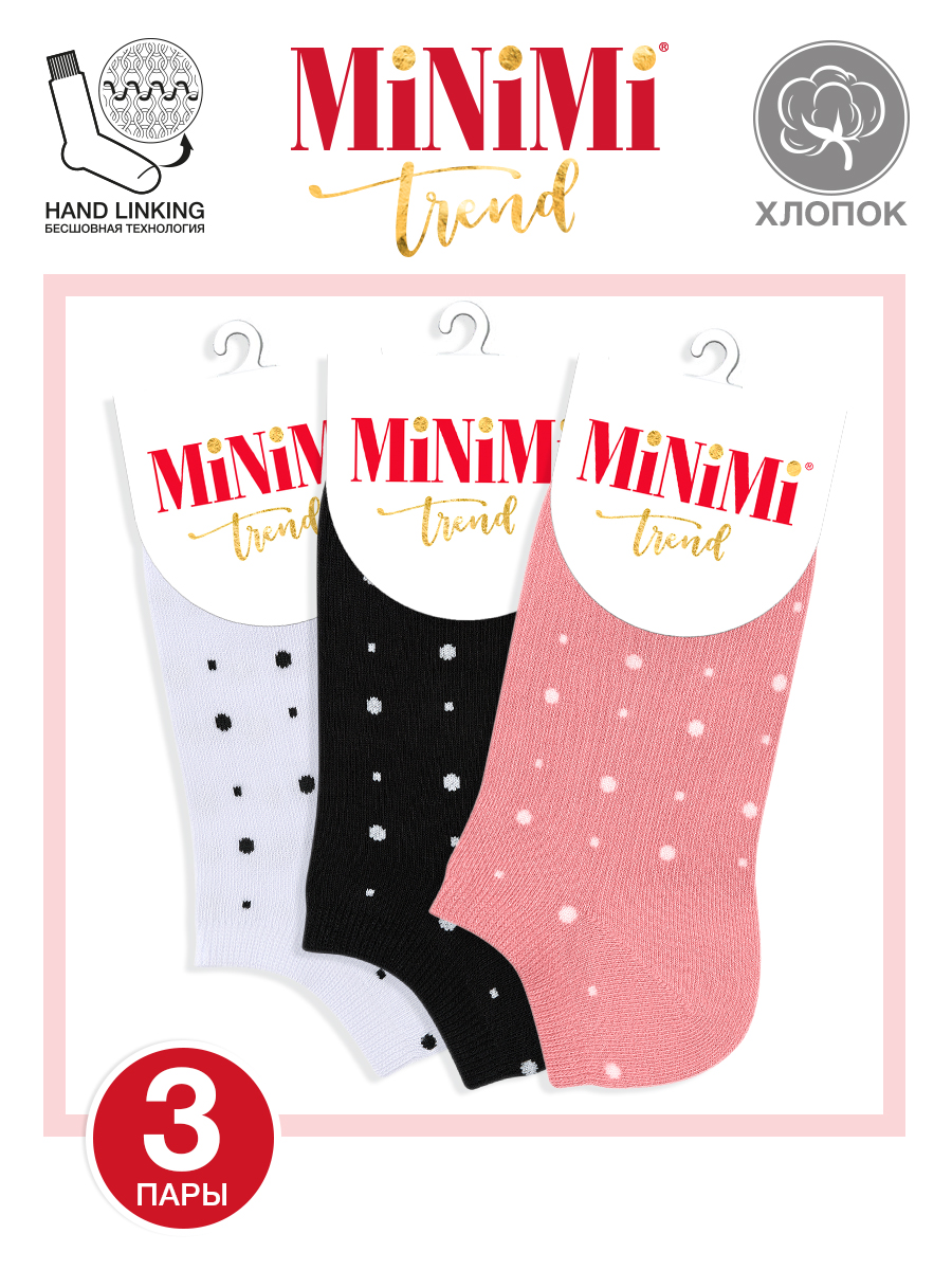 

Комплект носков женских Minimi SNL-514519 разноцветных, Разноцветный, SNL-514519