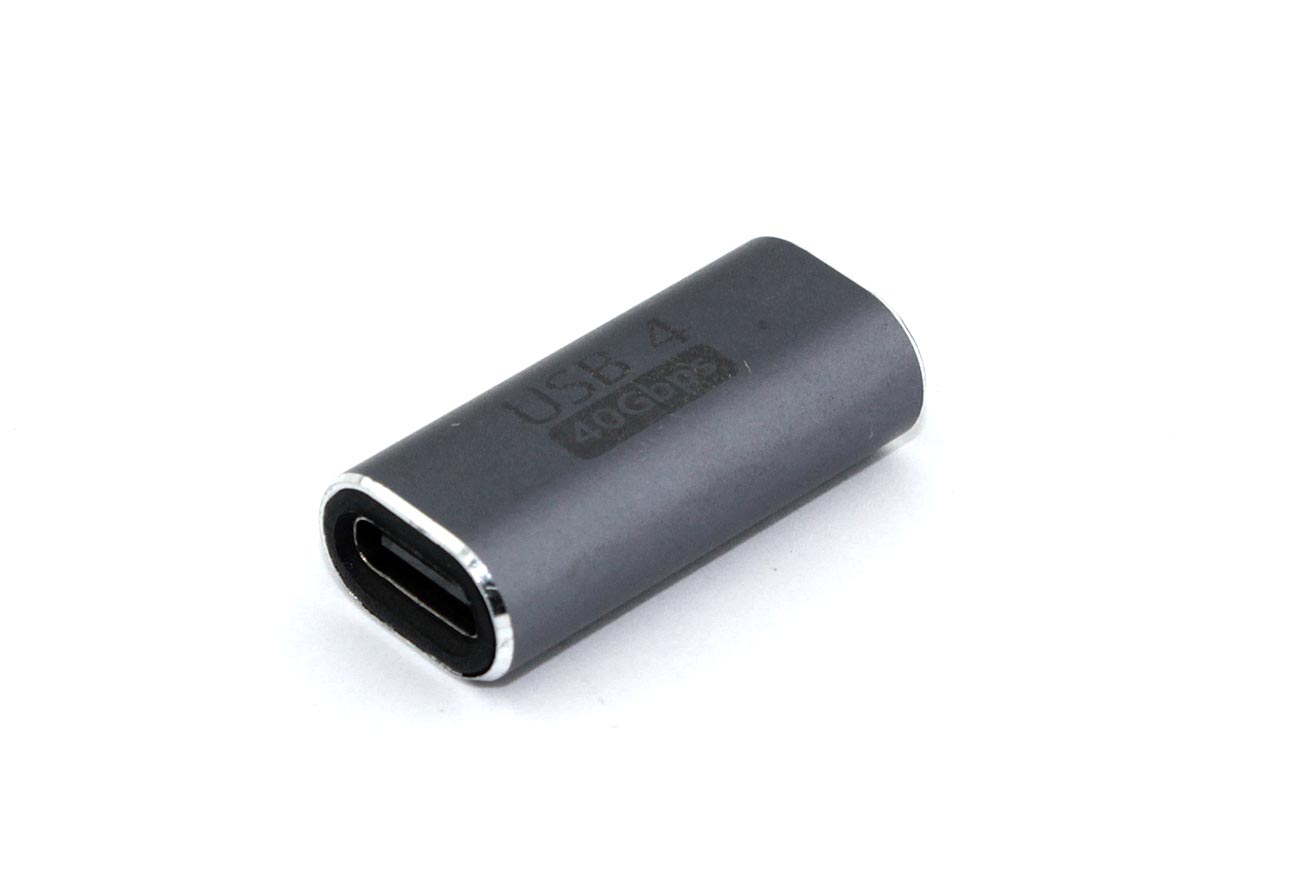 Переходник USB 4 Type C мама-мама прямой