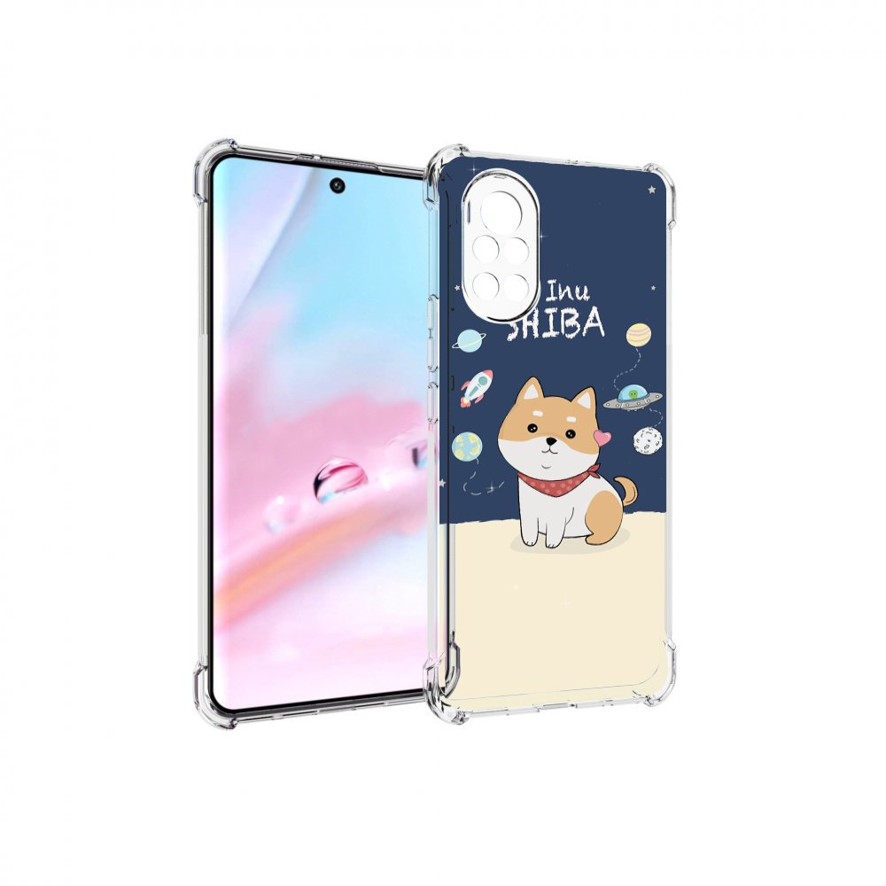 

Чехол MyPads сиба-шиба-ину для Huawei Nova 8 (ANG-LX1), Прозрачный, Tocco