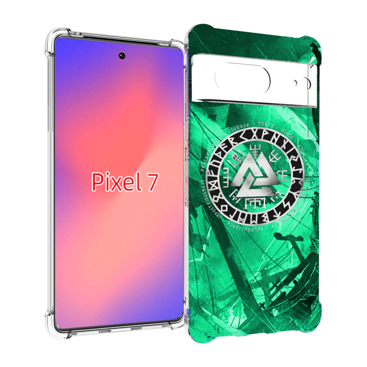 

Чехол Mypads Ассасин-Крид-2020-Рагнарек Мужской Для Google Pixel 7, Прозрачный, Tocco