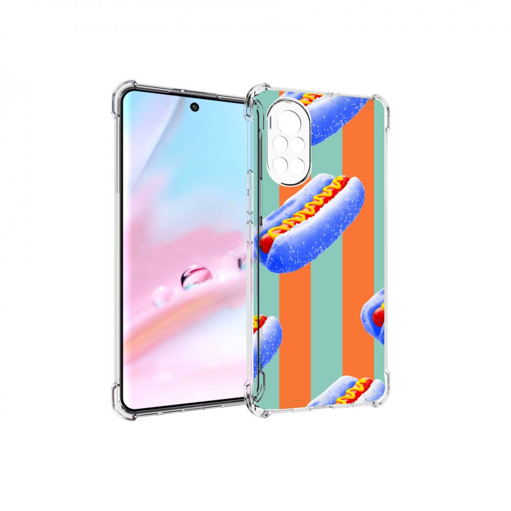 

Чехол MyPads синие хотдоги для Huawei Nova 8 (ANG-LX1), Прозрачный, Tocco