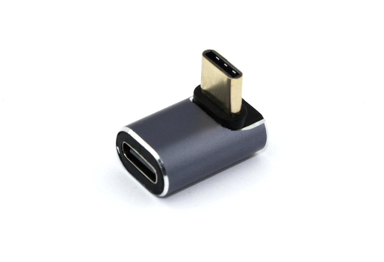 Переходник USB 4 Type C мама-папа угловой тип 3