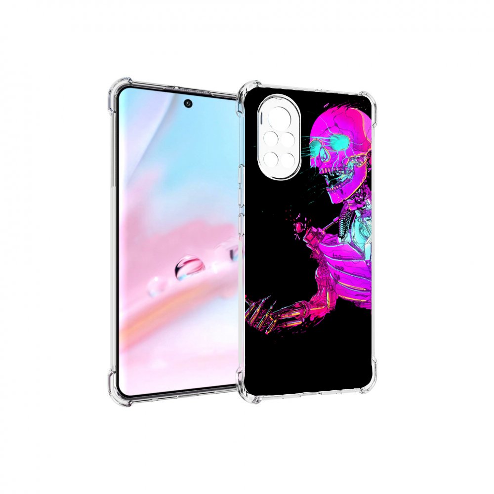 

Чехол MyPads скелет-робот-фиолетовый для Huawei Nova 8 (ANG-LX1), Прозрачный, Tocco