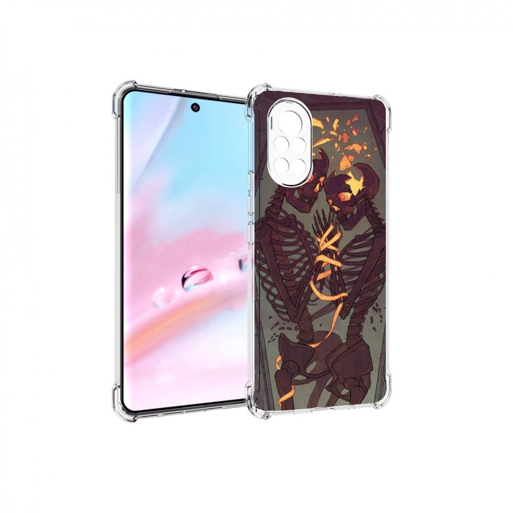 

Чехол MyPads скелеты в гробу для Huawei Nova 8 (ANG-LX1), Прозрачный, Tocco
