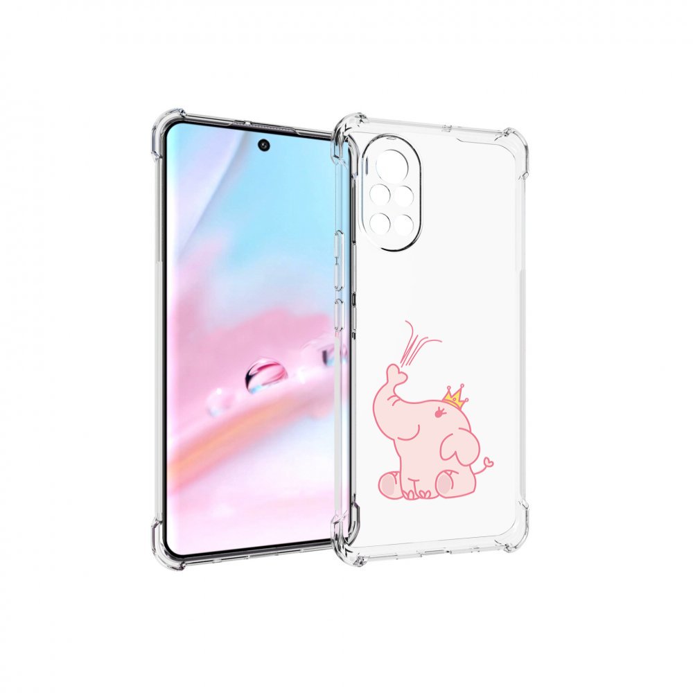 

Чехол MyPads слоник-принц детский для Huawei Nova 8 (ANG-LX1), Прозрачный, Tocco