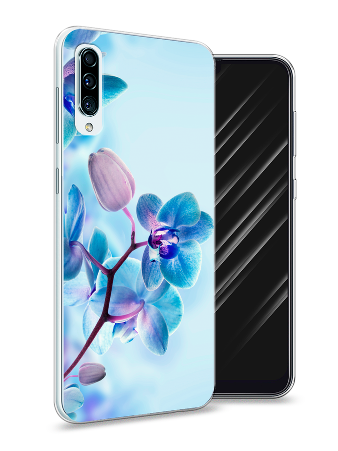 

Чехол Awog на Samsung Galaxy A50 "Голубая орхидея", Разноцветный, 27750-8