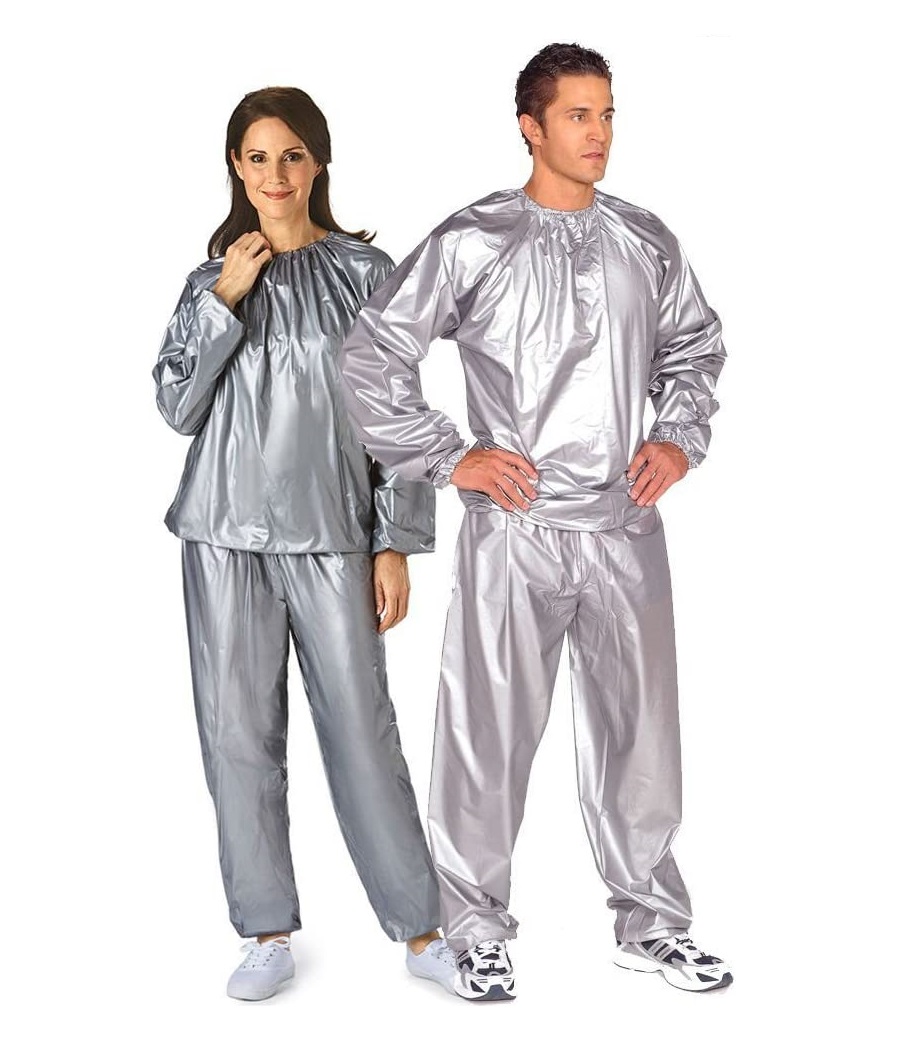 Термический спортивный костюм-сауна Ripoma 00100654 серый 3XL