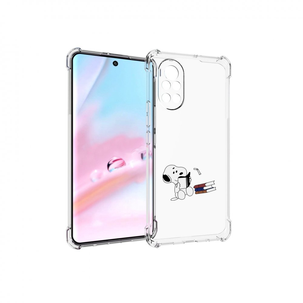 

Чехол MyPads собака-с-книжками для Huawei Nova 8 (ANG-LX1), Прозрачный, Tocco