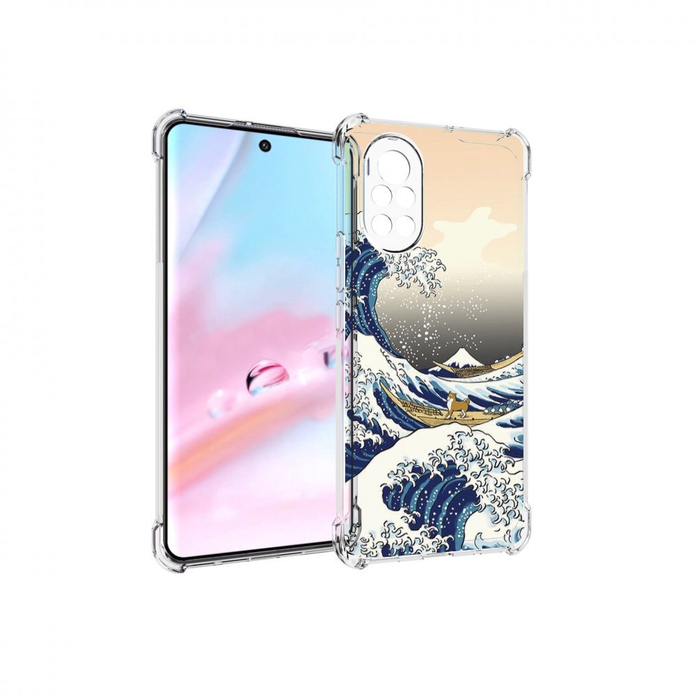 

Чехол MyPads собаки-на-плоту для Huawei Nova 8 (ANG-LX1), Прозрачный, Tocco