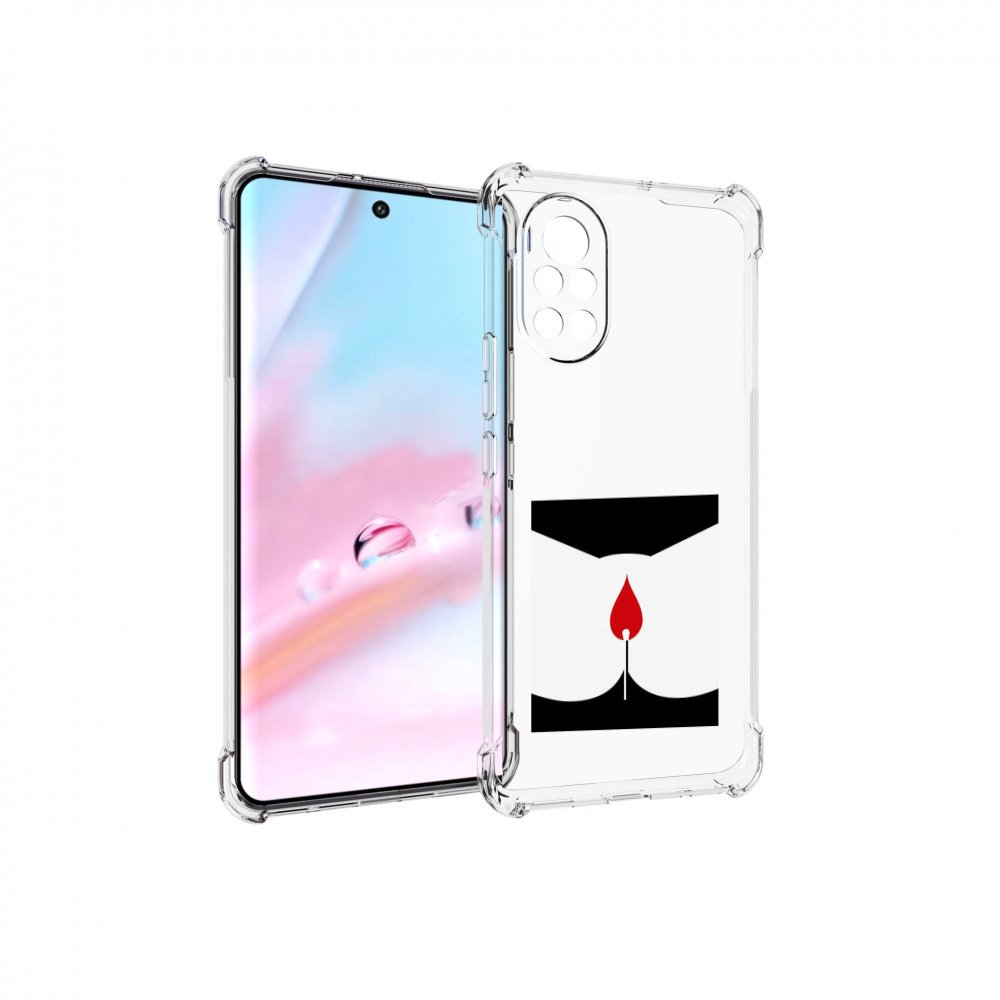 

Чехол MyPads спичка горит для Huawei Nova 8 (ANG-LX1), Прозрачный, Tocco