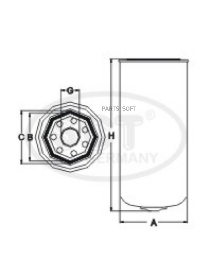 

Топливный Фильтр Volvo/Man Trucks SCT арт. st6007