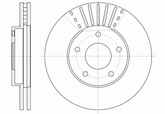 

6681.10 диск тормозной передний Nissan Almera/Primera 1.6-2.0/2.2D 00>