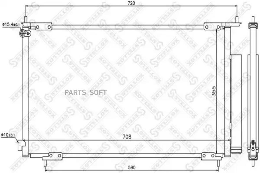 

10-45096-sx_=ns94772=ava hd5201 [80101scaa01] радиатор конд. honda cr-v 2.0 02-06