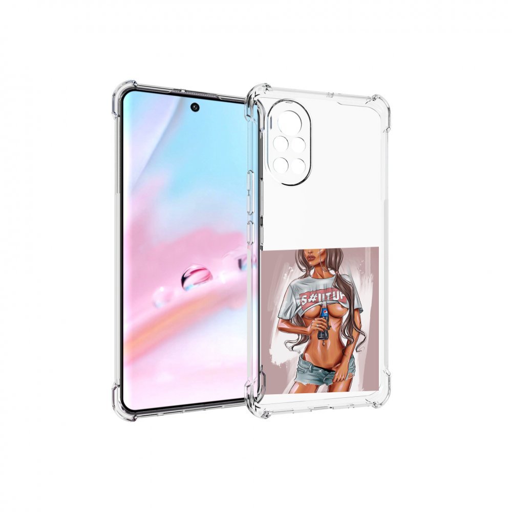 

Чехол MyPads стройная-девушка-с-пепси женский для Huawei Nova 8 (ANG-LX1), Прозрачный, Tocco