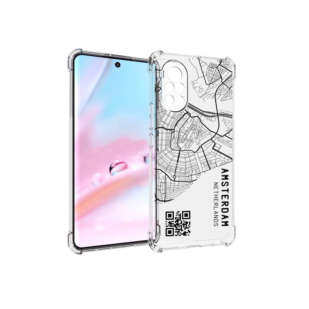 

Чехол MyPads схема-амстердам для Huawei Nova 8 (ANG-LX1), Прозрачный, Tocco