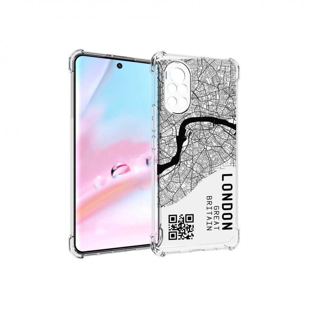 

Чехол MyPads схема-лондон для Huawei Nova 8 (ANG-LX1), Прозрачный, Tocco